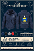 Personalised Ex-Racehorse Ladies Cosy Waterproof Jacket